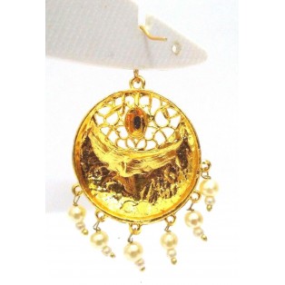 Meenakari Minakari Enamel Jhumka Jhumki Handmade Earrings Jewelry Drop Long AE87